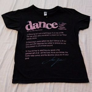 Girls size 10 American Apparel dance shirt